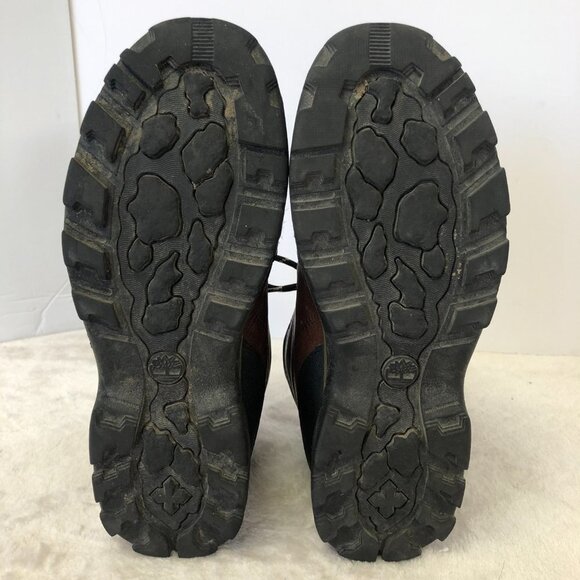 Timberland Back Road Brown Leather Hiking Trail Boots Size 7 - Picture 10 of 14